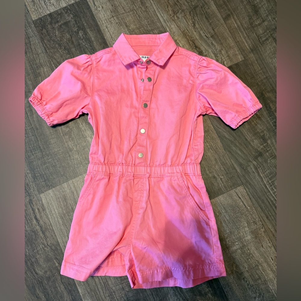 Old Navy Bright Pink Kids Romper